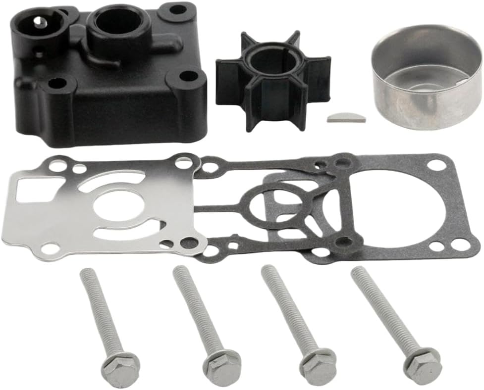 Water Pump Repair Service Kit with Housing for Marine Outboard 25 30 35 40
