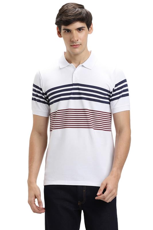 Image of Dennis Lingo Men Cotton Slim Fit Polo Half Sleeve T-Shirt