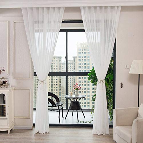 Rideau transparent pour chambre à coucher créant une ambiance douce - 4