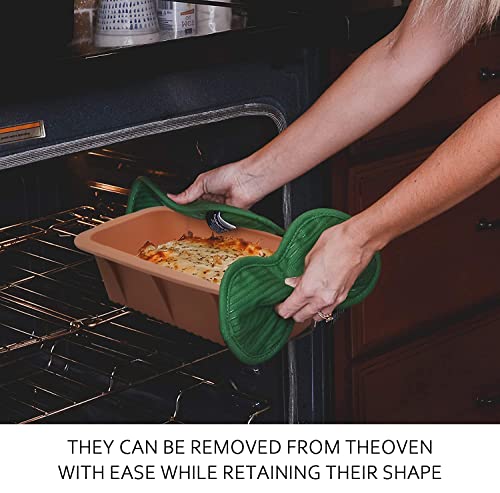 Baocuan 3 Pack Silicone Bread Loaf Pan Silicone Bread And Loaf Pan Set Of 3 Colors Non-Stick Silicone Baking Mold Easy Release And Baking Mold For Homemade Cakes, Breads, Meatloaf And Quiche #TOP3