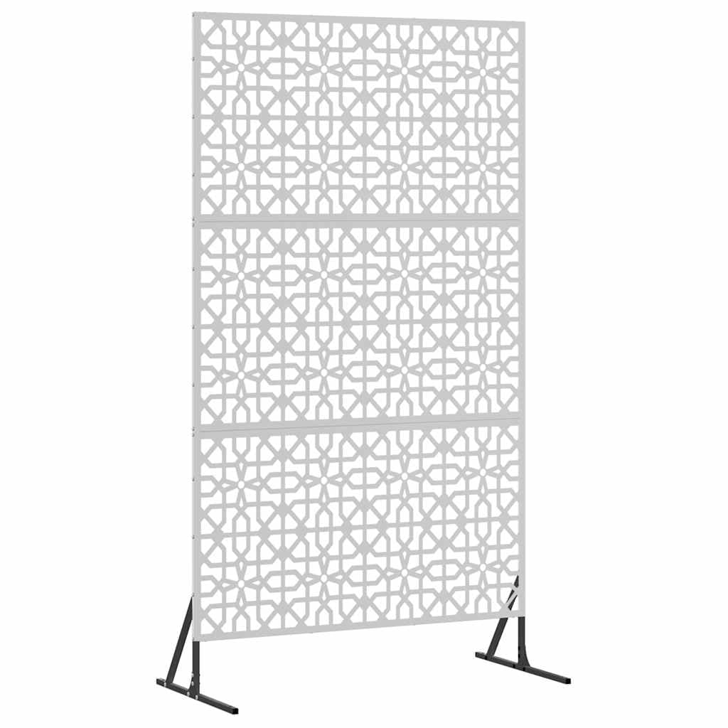 Genérico Pantalla de Privacidad Gris 100 x 50 x 180 cm Acero,Bricolaje,Vallas de jardín,Paneles de Vallas,Gris,868575