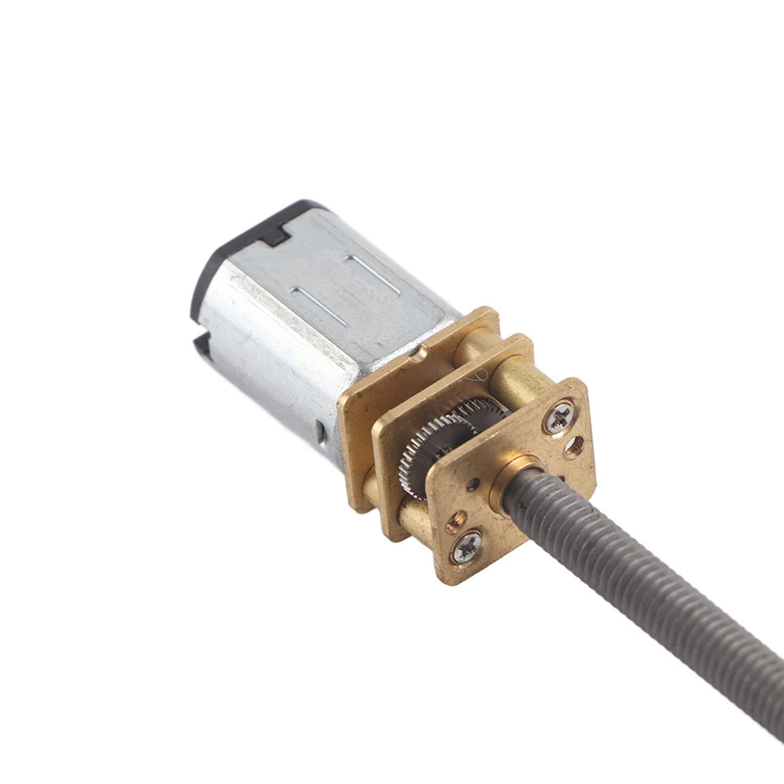 N20 Gear Motor with M4x55mm Spindle - 12V for DIY and Robotics (300RPM)