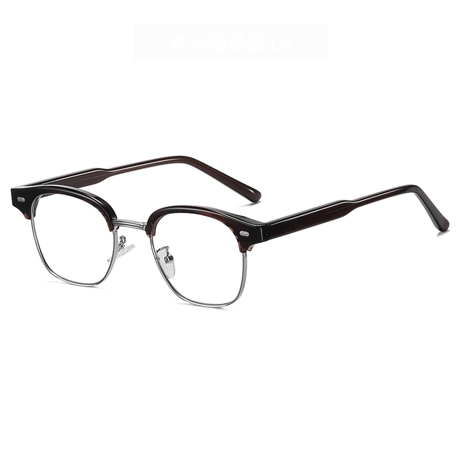 UYHBCNQD Blocking Eyeglasses 40MM Eyewear Frames Spectacles