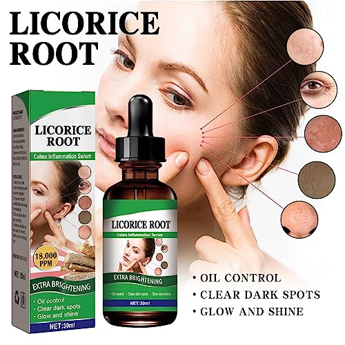 Whitening Rejuvenating Essence,Licorice Extract Whitening Essence,Women Face Firming Tightening Serum,Licorice Extract Wrinkle Removal Essence,Moisturizing Fast Absorbing,Brightness Bloom Young Skin - Image 3