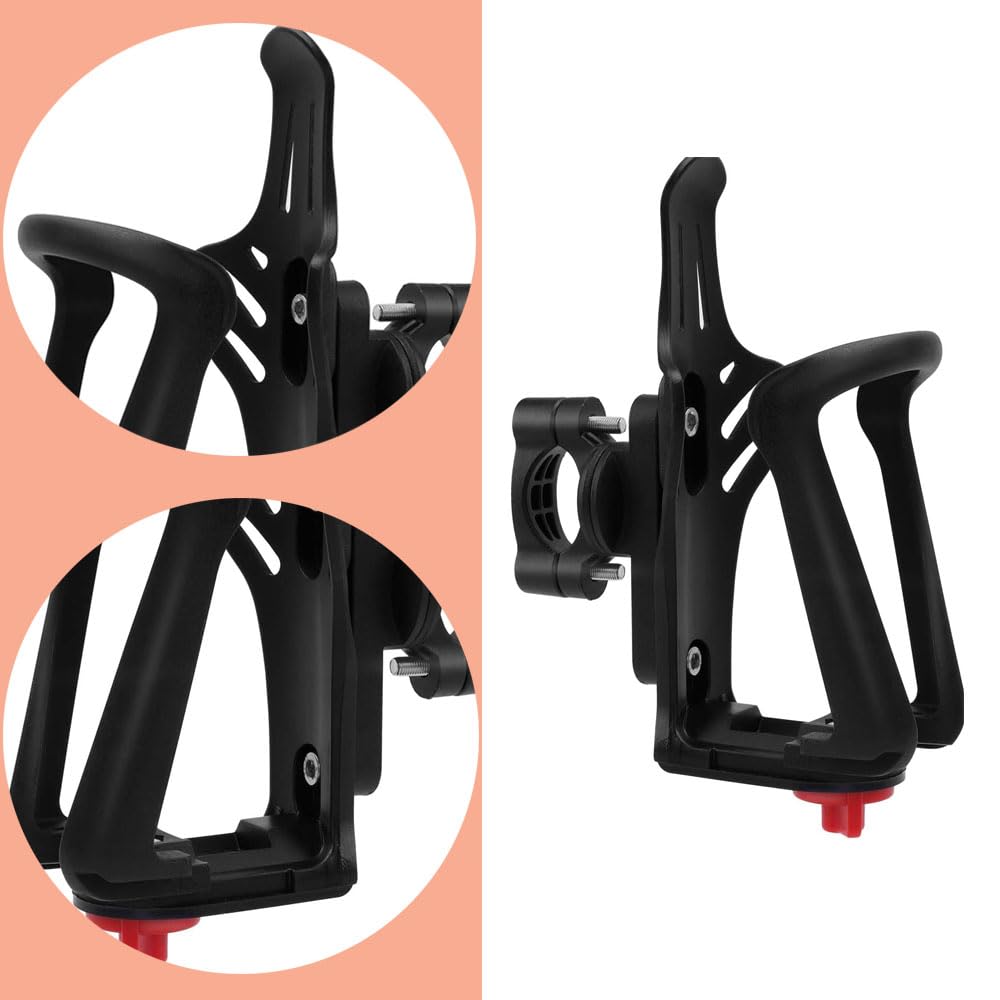 Portabottiglie per bicicletta, rotazione a 360 gradi, senza viti, portabottiglie per bicicletta, per moto, scooter, ebike, passeggino