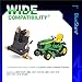 BlueStars MIU12537 Starter Solenoid - Compatible with John Deere S240 X300 X304 X305R X310 X320 X324 X350 X354 X360 X370 X380 X384 X390 X394 Lawn Tractors - Replaces 884-1221-210-02 892-1221-210