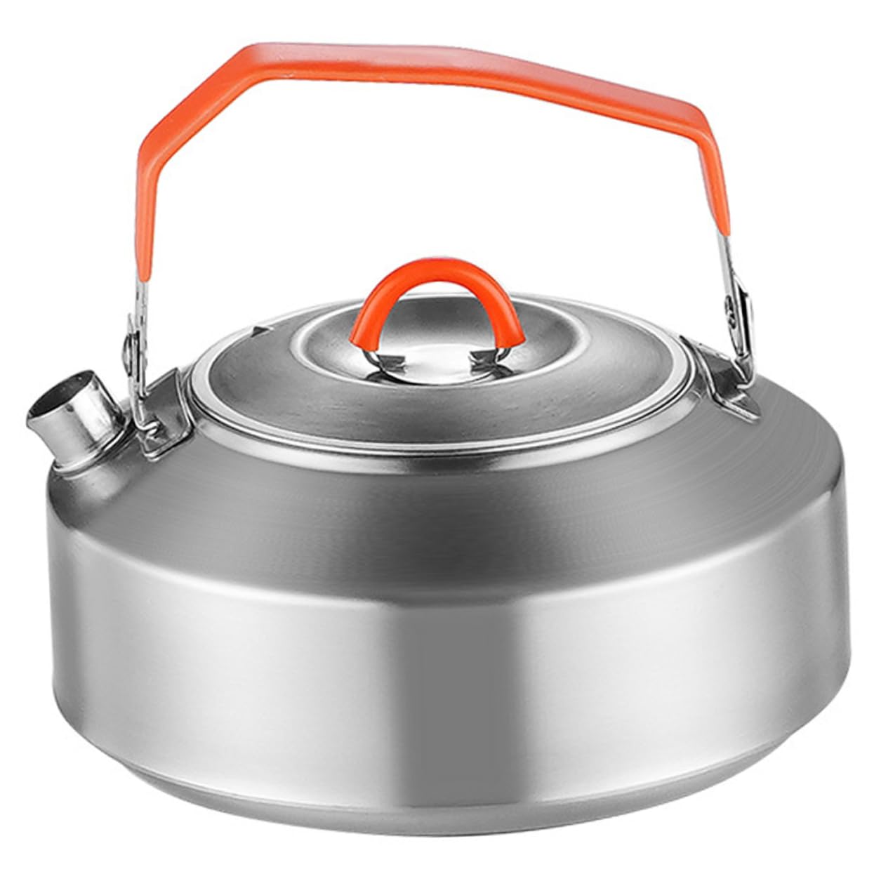 PRETYZOOM Stainless Steel Camping Kettle Mini Water Pot Portable Outdoor Tea Kettle Camping Cookware