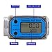 LELUKEE Digital Fuel Turbine Aluminum Flowmeter with LCD Display,1″ FNPT Inlet/Outlet (10-100 LPM)-Unit of Measurement Support L/GAL/PTS/QTS (1inch)