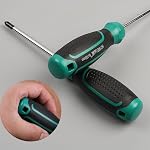 4-Piece Flat Screwdriver Set, Magnetic Slotted Head Screwdrivers, Soft Ergonomic Grip | Precision 3mm 5mm 6mm Driver Tool