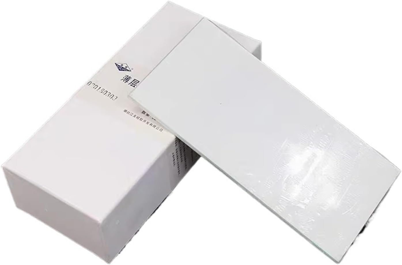 Laboratory HSG Thin Layer Chromatography Silica Gel Plate, 25x80mm 25x100mm High Preparation TLC Plate Glass Substrate(25x80mm 80pcs)
