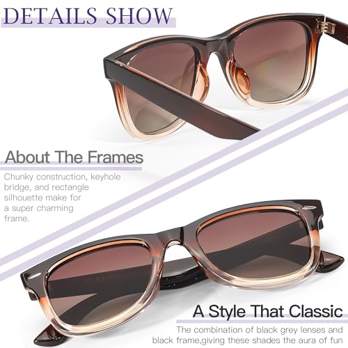 Image of SIPHEW Polarized Sunglasses for Women & Men - UV400 Mirrored Eyewear | Designer Unisex Fashion Sun Glasses w /Medium Fit,Suitable for Any Face Shape,Beach,Everyday Wear