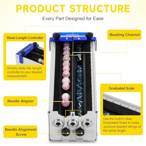 Machine à perles électriques avec alignement automatique des aiguilles - 2