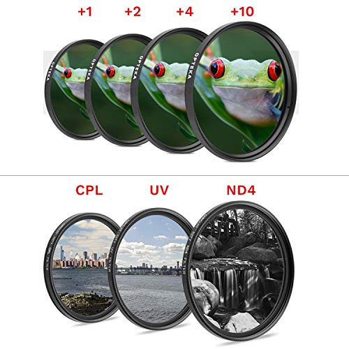 Opteka 58Mm 9 Piece Hd Multicoated Graduated Color Filter Kit Set For Digital Slr Cameras Bundle With Opteka 58Mm 9 Piece Hd Multicoated Solid Color Special Effect Filter Kit & Accessories (8 Items) #TOP6