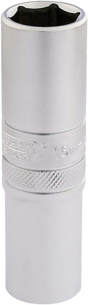 Draper 16660 1/2" Square Drive Hi-Torq 6 Point Deep Socket, 32mm Size