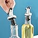 HORNO 5 Pack Oil Spouts, Olive Oil Vinegar Bottle Stopper Dispenser, Leakproof Bottle Spouts for Vinegar, Salad, Wine, Etc