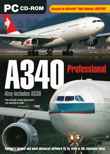 A340 Professional Add-On for FS 2002/2004 (PC CD)
