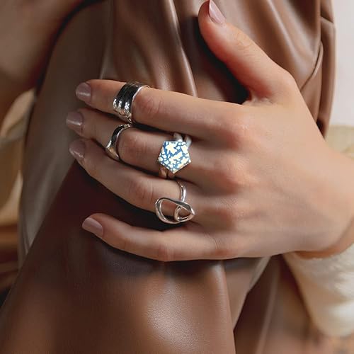 Miniatura 8 de OLYCRAFT Plantillas de arcilla de 4 x 5 pulgadas, pantalla de seda con patrón de leopardo para arcilla polimérica, plantillas de pantalla de seda de