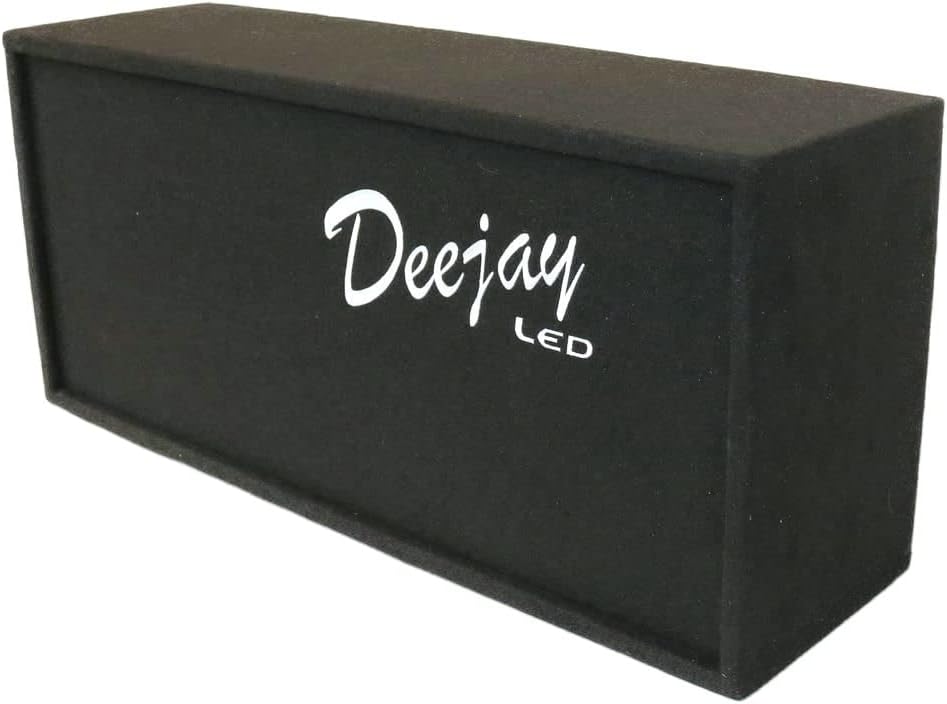 Front angled view of the DEEJAY LED TBH8BLUE Despacito Horn Speaker System, showcasing its design.