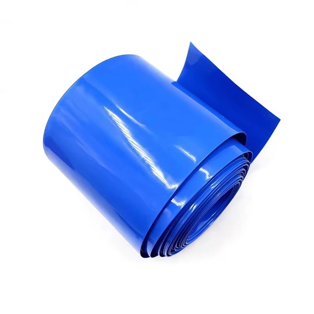 Rolka Folii Termokurczliwej PVC 1kg, Niebieska, Trudnopalna Koszulka Izolacyjna Do Akumulatorów Litowych, Diod LED I Komponentów Elektronicznych(Width 460MM)