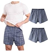 TIICHOO Incontinence Underwear for Men Washable Urinary Leak Proof Boxers with Front Fly Regular ...