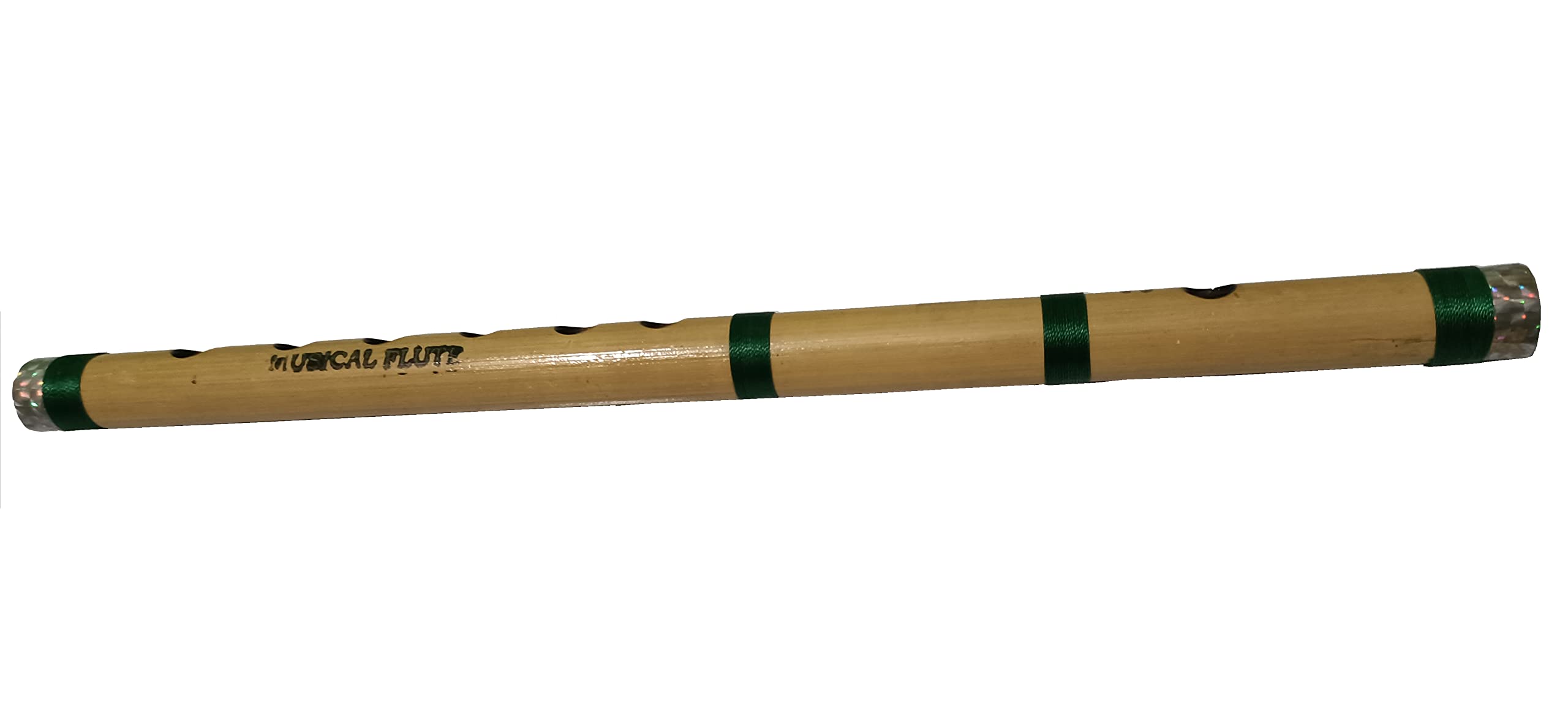 Flauta de bambú de 14 pulgadas, llave B, 7 agujeros, instrumento musical indio Bansuri, flauta de viento de madera, clarinete de bambú, flauta de quena, regalo de cumpleaños