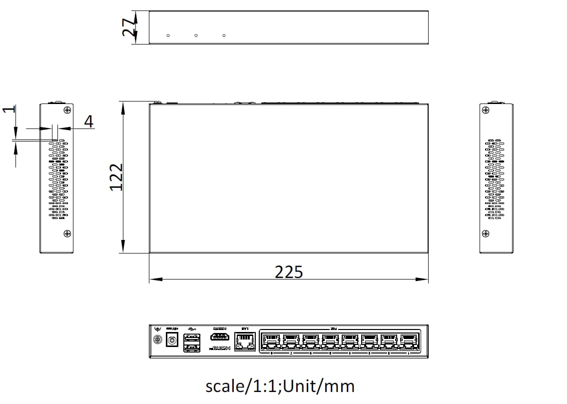 Hikvision SSD NVR 8-kanałowa kamera IP do 4 MP z 8 x 2 TB PoE.SSD