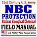 21st Century U.S. Army NBC Protection Field Manual (FM 3-4) - Nuclear, Biological, Chemical Protective Equipment, MOPP Gear, Suits, Masks, Test Equipment, Safe Structures
