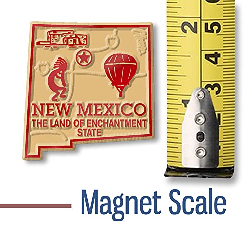 New Mexico Small State Magnet By Classic Magnets, 1.7" X 1.8", Collectible Souvenirs Made In The Usa #TOP1
