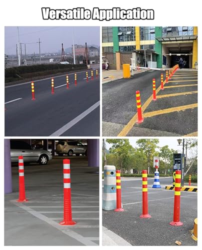 Cônes de sécurité pour allée et garage résidentiel x4 - 7