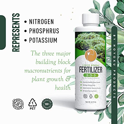Fertilizante líquido para bonsái 3-3-3 Ho Yoku 8 oz miniatura 2