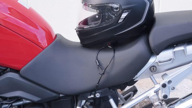 キジマ(Kijima) バイクパーツ ヘルメットロック ワイヤー ヘルロックワイヤー φ4.5/430mm 汎用 イエロー P00042