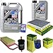 Produktbild QR-PARTS 69356930 Filter Set Inspektionspaket 6 Liter Motoröl Top Tec 4600 5W-30 MANN-FILTER Innenraumfilter Kraftstofffilter Luftfilter Ölfilter