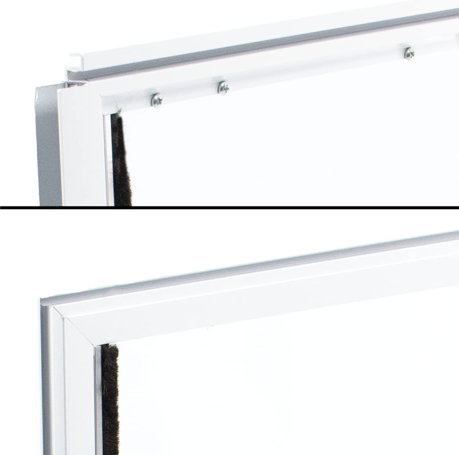 Screen Cat & Dog Doors | Single Flap | 1/2" Frame Screen Doors ONLY | Skilled Install Required | Heavy Frame of Extruded Aluminum | Steel Reinforced Corners | Fresh Air in, Bugs Out! | Hale Pet Door