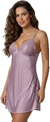 Camisola de renda, sem bojo, com detalhe em renda, sexy, linha noite, pijama