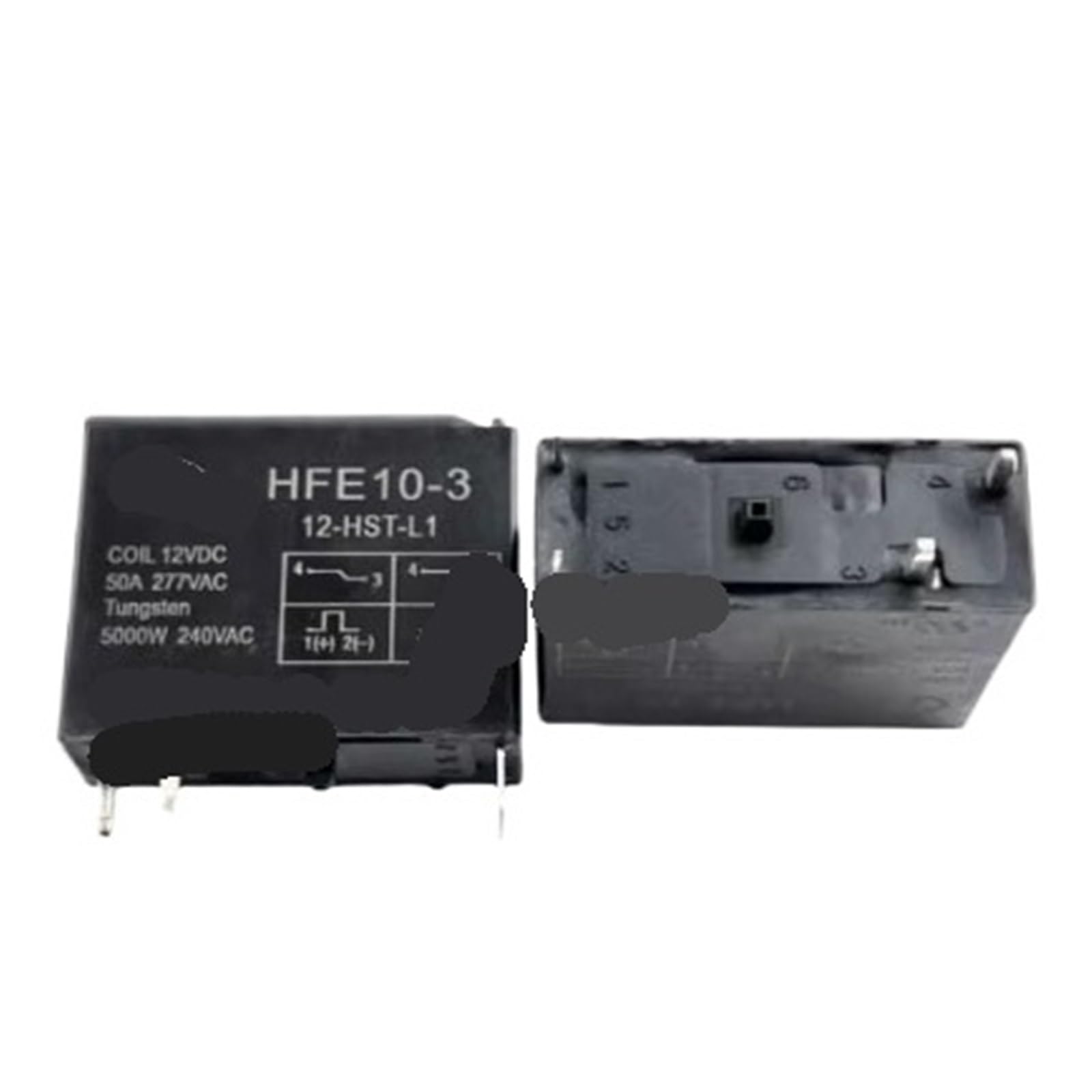 Relais bistable HFE10-3 12-HST-L1 pour gestion d'énergie domestique 50A