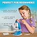 National Geographic Junior Microscope for Kids- Kit Includes Up to 250x Magnification Handheld Mini Attachment, 12 Slides, Lab Guide, Science Toy for Ages 6-12, STEM Project