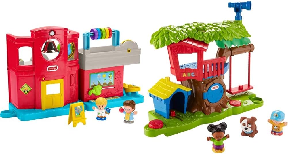 Fisher-Price Little People Toddler Playset Friendly School Musical Toy With Figures & Accessories For Ages 1+ Years [ Exclusive] : Toys & Games