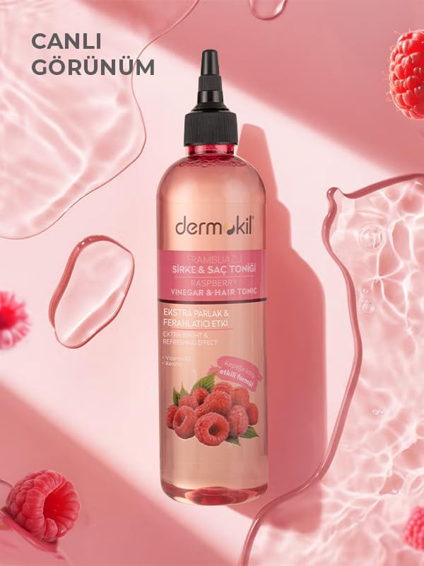 DERMOKİL Frambuazlı ve Sirkeli Saç Toniği 400 ml - Görsel 4