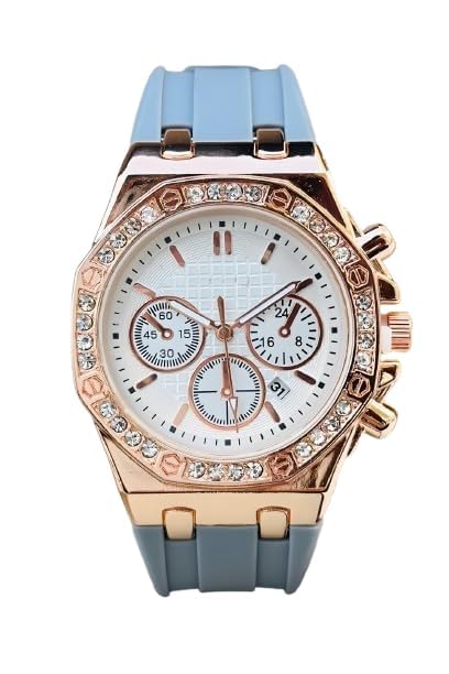 Men's Watch New Wheels Rolling Creative Fashion Che Youhui League Fans Butterfly Double Snap Gift Wristwatch -Gray