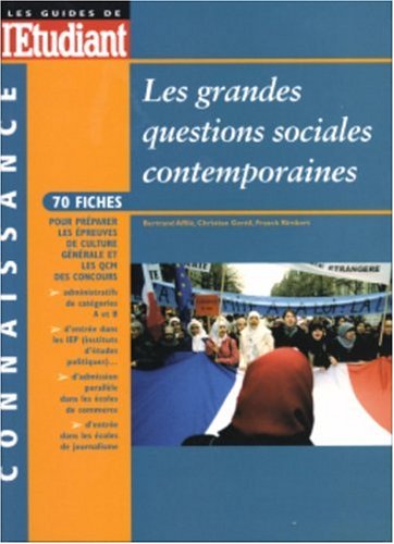 Télécharger Les grandes questions sociales contemporaines Livre eBook France