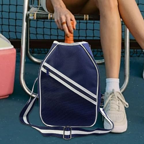 Sac raquette de badminton à sangle ajustable en textile résistant - 3