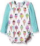 Hatley Baby Girls' Ice Cream Rash Guard
