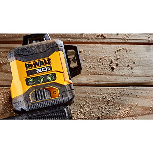 Dewalt 20V Max Laser Level, Cross Line Laser, 3X360, Green, Bare Tool Only (Dcle34031B), Black #TOP6