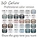 ADAXI 30 Colors Grayscale Markers Set, Alcohol Based Ink Neutral Gray Tones Art Supplies Dual Tip, Permanent Artist Markers Pen for Anime Portrait Illustration Sketching Drawing Coloring