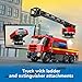 LEGO City Fire Station with Fire Truck Toy - Kids Toy Building Sets with 2 Fire Truck Attachments - Gifts for Boys & Girls Ages 6+ - Pretend Play Set with 5 Minifigures - 60414