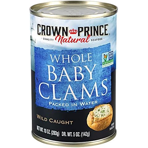Crown Prince Boiled Baby Clams, 10-Ounce Cans (Pack of 12) Cover