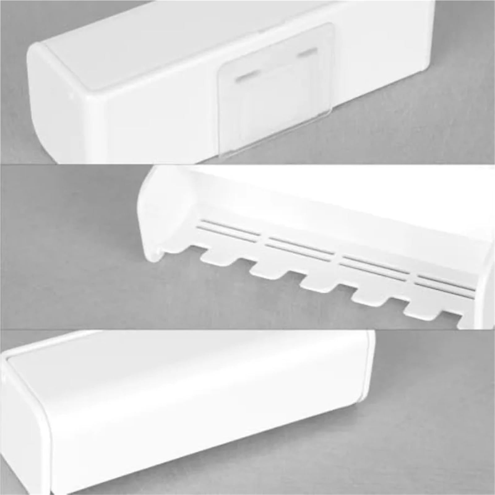 Porta Spazzolini Da Parete Portaspazzolino da parete a 6 slot | Organizer portaoggetti autoadesivo con copertura for doccia
