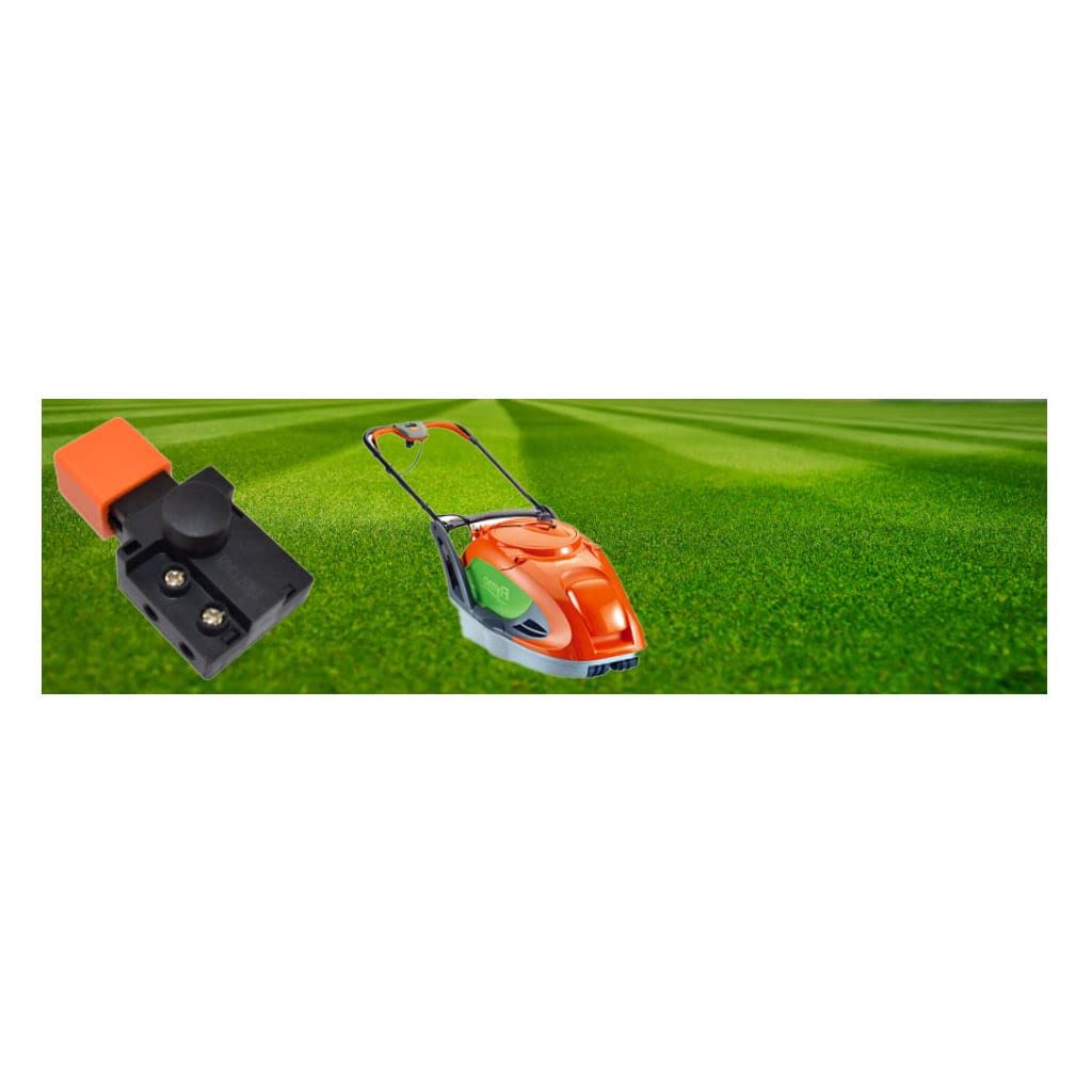 Interrupteur De Remplacement Pour Tondeuse Flymo - 8A 250V - Compatible Modèles 28, 300, 300 Plus, 330 Vision, Etc.