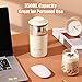 WOOLALA 5-In-1 Portable Electric Kettle DIY Differen Drinks, 110V Milk Tea Machine Coffee Maker Auto Stir Milk Foam Maker 350ML Personal Travel Mug, 7Minutes Fast Boiling