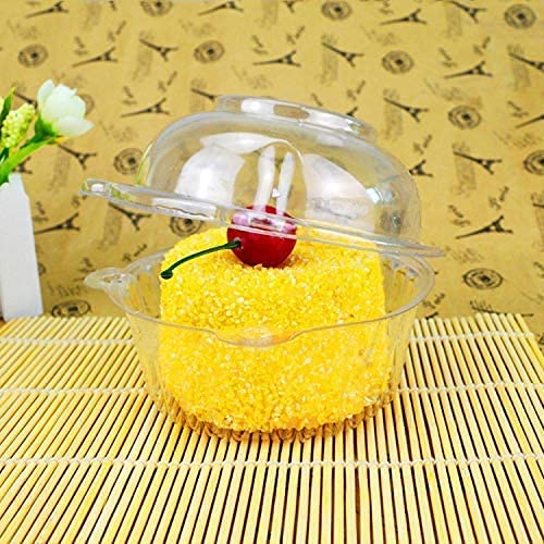 60 Scatole Cupcake Trasparenti 11 Cm - Contenitori Alimenti A Cupola - Foto 7